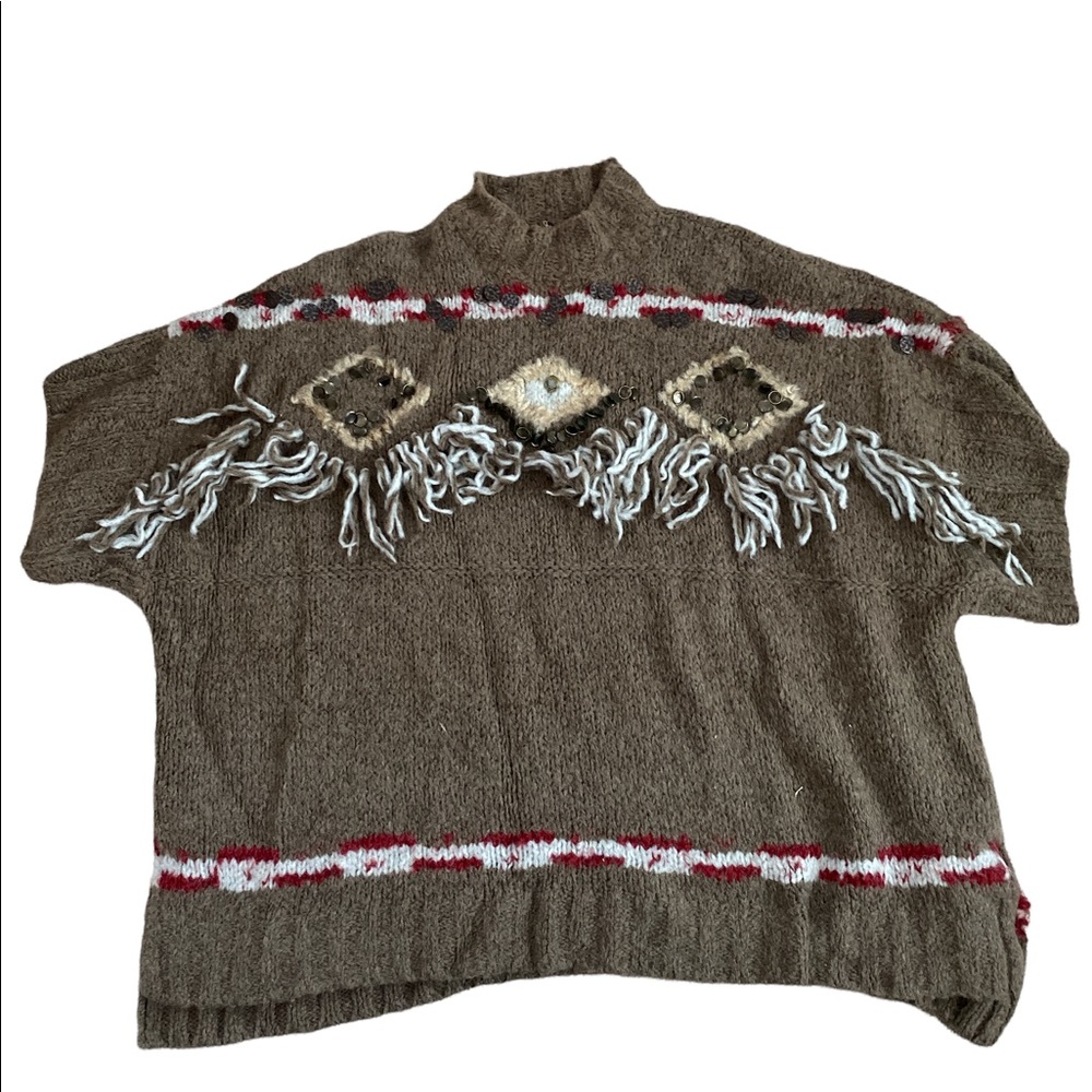 Free People Wool Detailed Sweater NWT